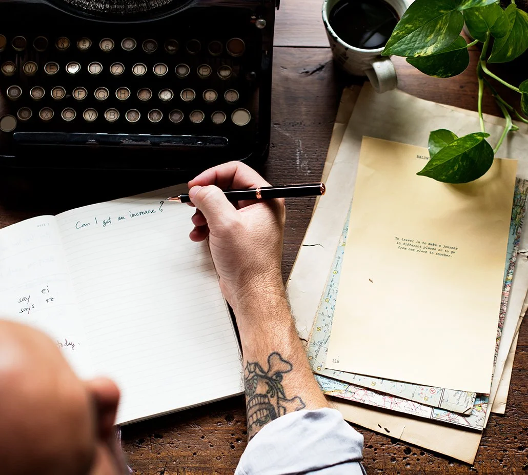 Publishing professionals at work